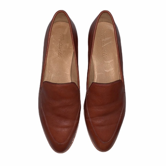 Madewell Shoes - Madewell tan Frances leather loafer Oxfords shoes